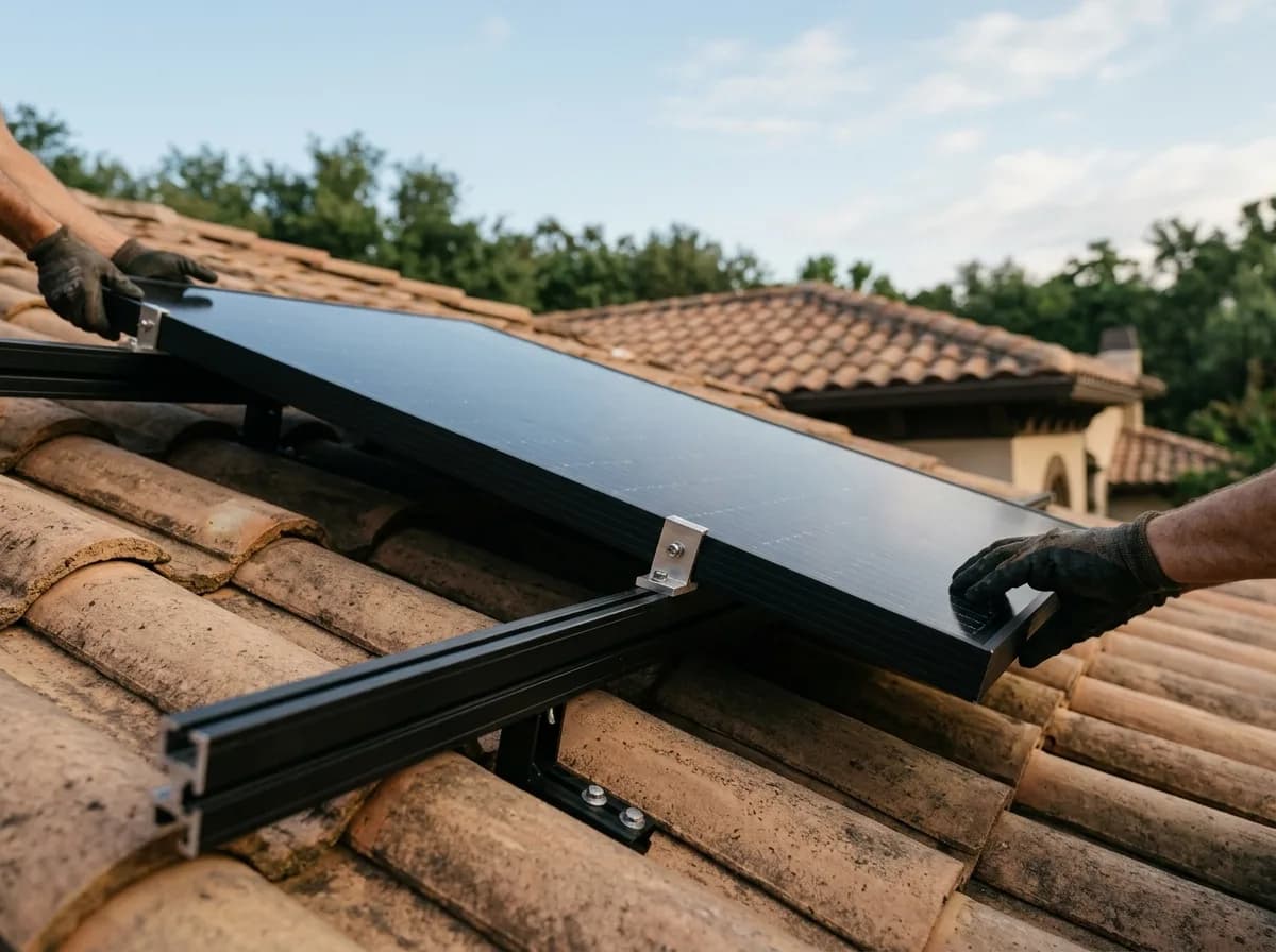 Installation panneaux photovoltaïques