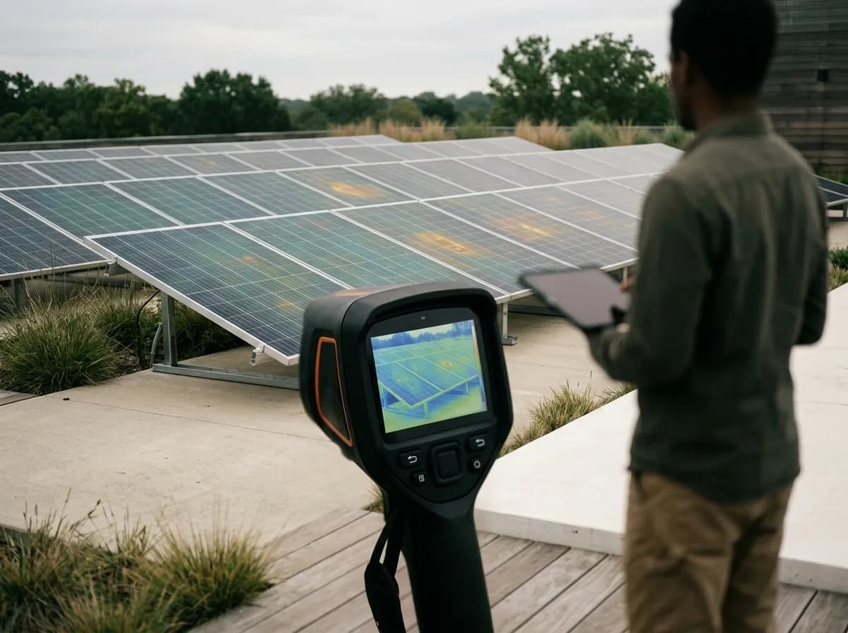 Maintenance panneaux solaires